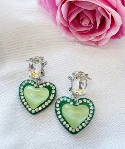 Au Darling Gummy Apple Heart Earrings