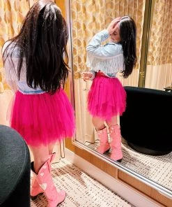 Au Darling Party Fringe Denim Jacket