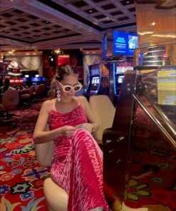 Au Darling Clothing Lucky Pink Zebra Dress