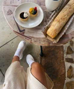 Au Darling New Arrivals Full White Penny Loafers