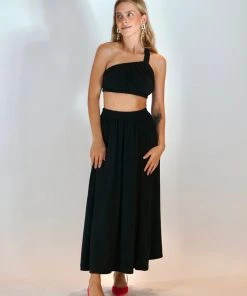 Au Darling Taylor Black Skirt Set Clothing