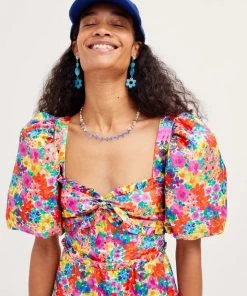 For Love And Lemons Clothing Merrill Puff Sleeve Mini Dress