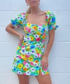 Au Darling Amelia Floral Mini Dress