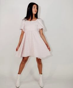 Sister Jane Cherry Blossom Tweed Dress