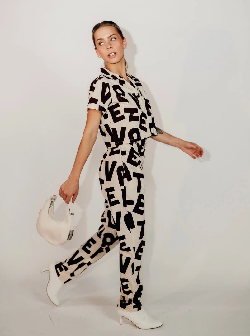 Au Darling Alphabet Soup Top