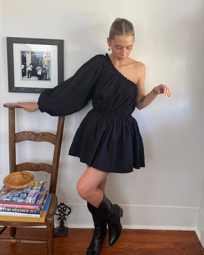 Au Darling Clothing Black Babydoll Mini Skort