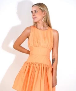 Au Darling Clothing Apricot Mini Dress