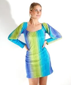 Au Darling Psychedelic Mini Dress