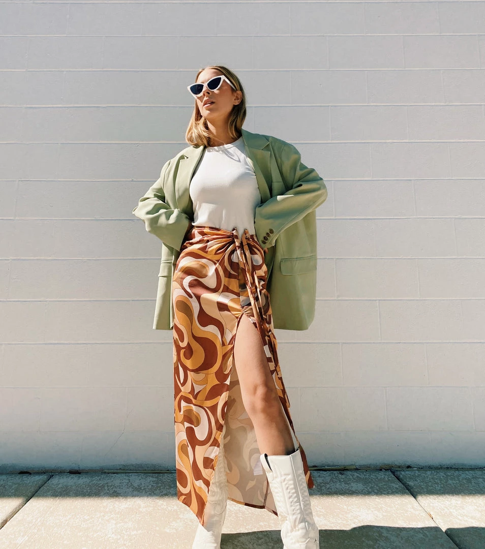 Au Darling Devon Midi Skirt Clothing