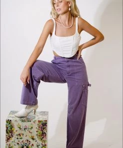 Au Darling Grapejuice Cargo Pants Clothing