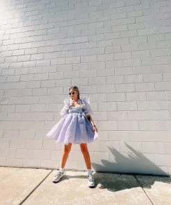 Selkie Clothing The Chateau Rose Sugarfrill Dress