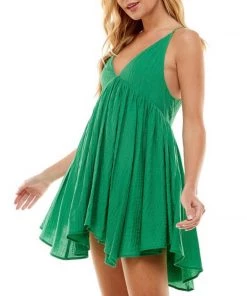 Au Darling Clothing Fairy Green Mini Dress