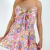 Au Darling Floral Bow Front Dress
