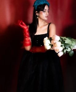 Sister Jane Clothing Sasha Pearl Embellished Midi Dress