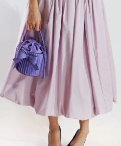 Au Darling Purple Bow Bucket Bag Accessories