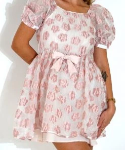 Au Darling Positano Bow Mini Dress