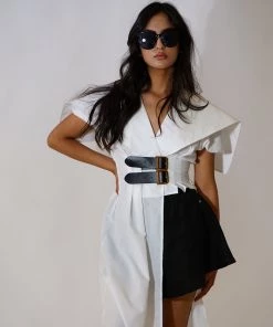 Au Darling Clothing Bella Belted Long Shirt