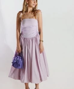 Au Darling Lilac Princess Midi Dress
