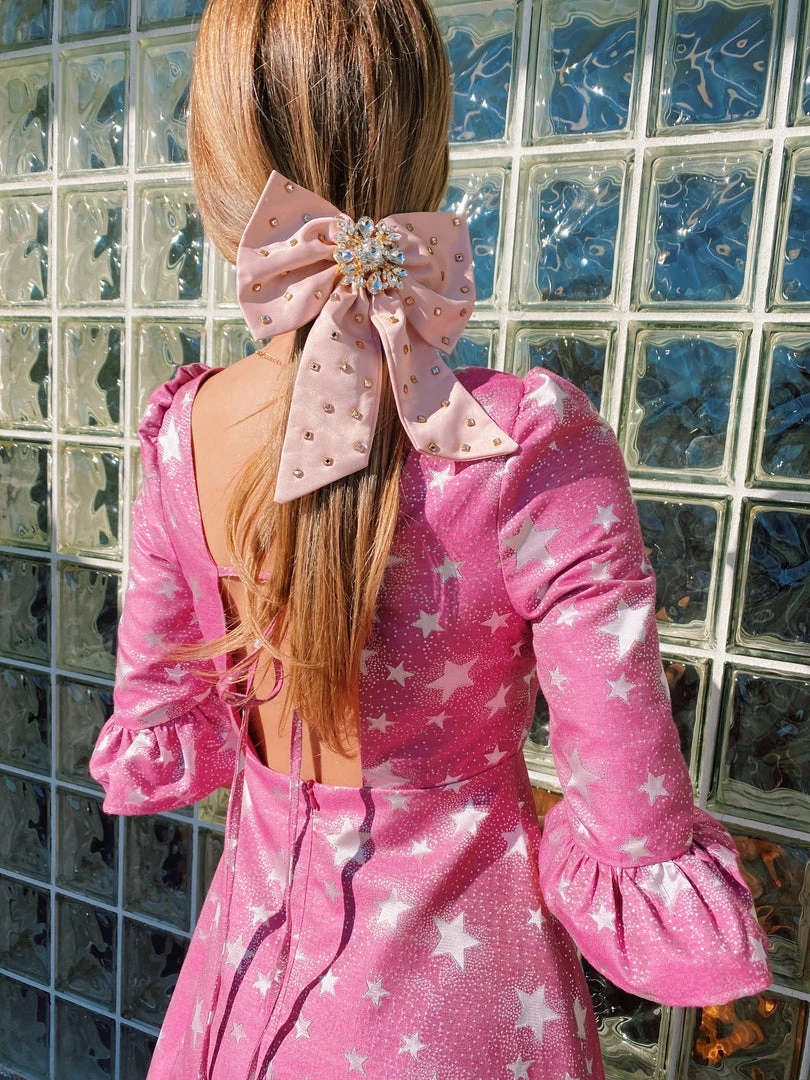 Au Darling Star Lift Jacquard Midi Dress Clothing