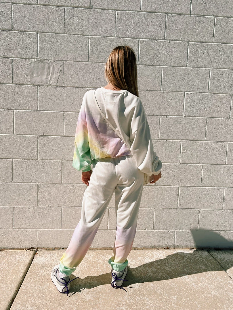 Au Darling Rainbow Sweatsuit Jogger Clothing