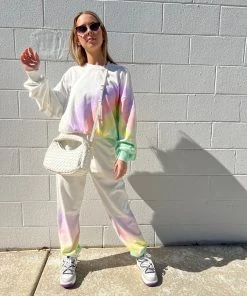 Au Darling Rainbow Sweatsuit Jogger Clothing