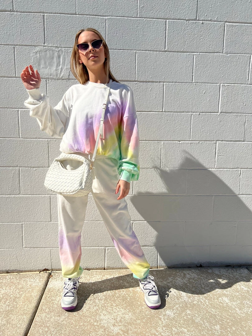 Au Darling Rainbow Sweatsuit Jogger Clothing