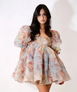 Selkie Clothing The Mucha Puff Dress