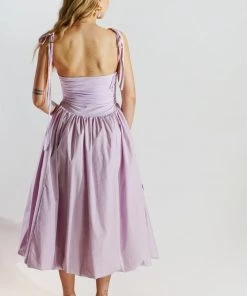 Au Darling Lilac Princess Midi Dress
