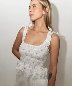 Au Darling Clothing Bailey Smocked Tank