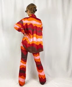 Au Darling Pink Mod Button Down