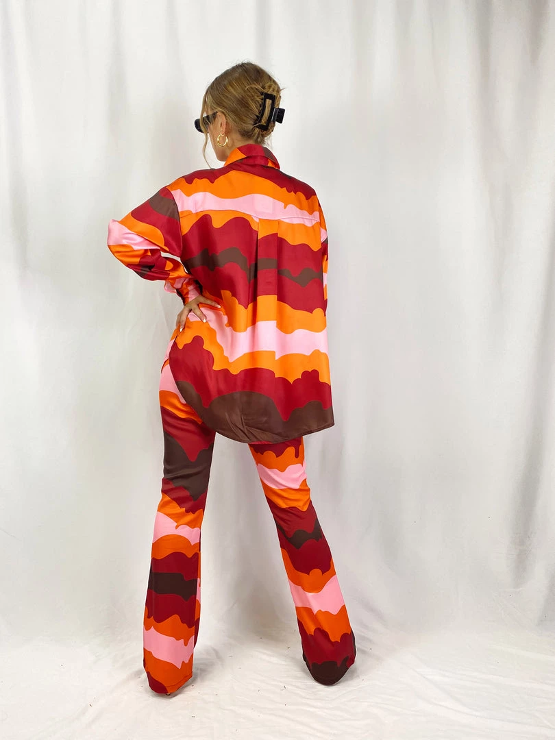 Au Darling Pink Mod Button Down