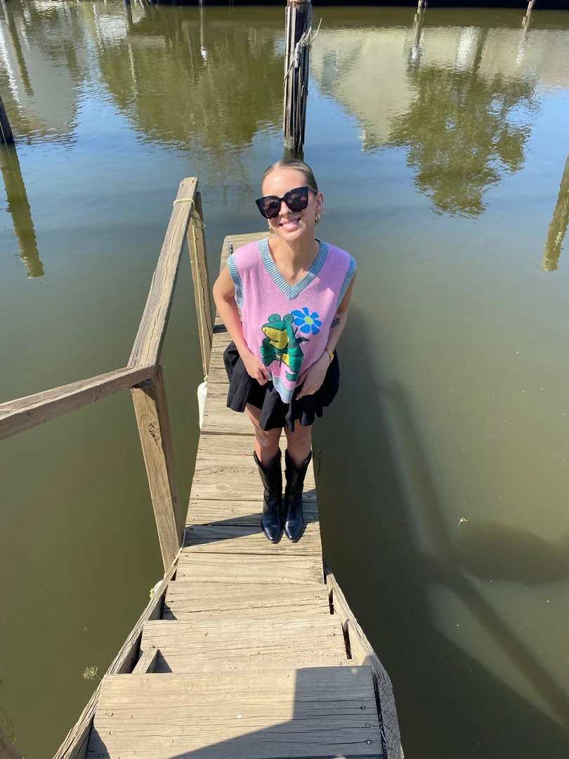 Au Darling Clothing Freddy Frog Vest