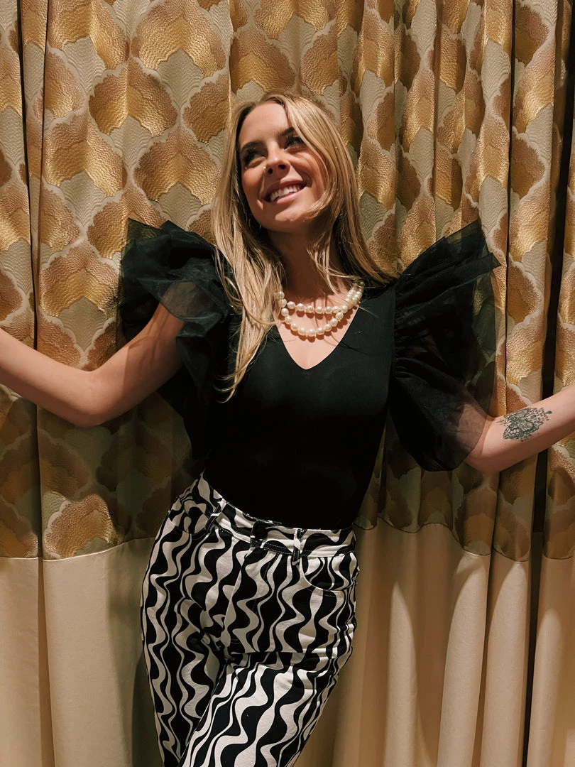 Au Darling Clothing Lovely Tulle Sleeve Tank