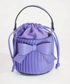 Au Darling Purple Bow Bucket Bag Accessories