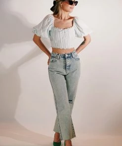 For Love And Lemons Leslie Crop Top