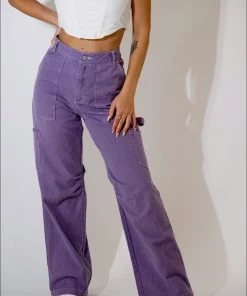 Au Darling Grapejuice Cargo Pants Clothing