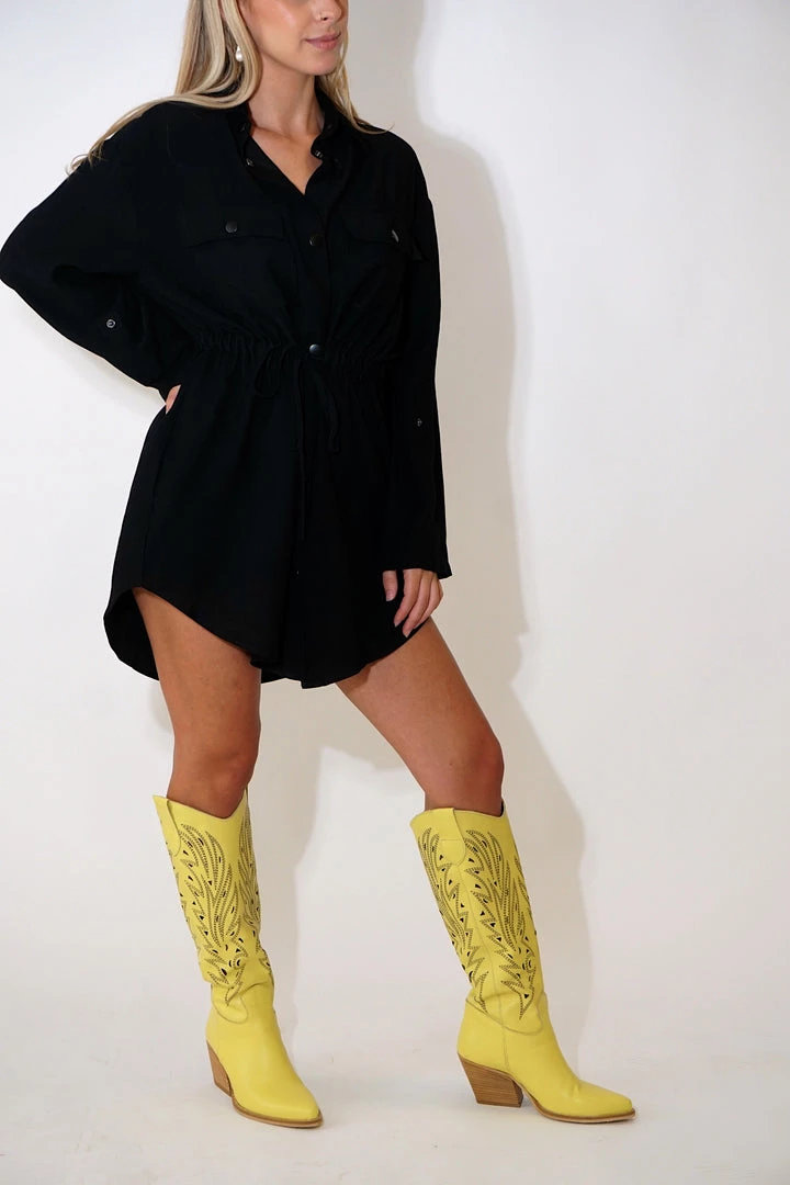 Au Darling Western Button Up Dress