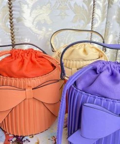 Au Darling Purple Bow Bucket Bag Accessories