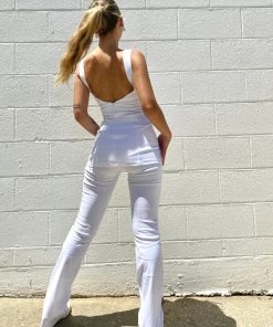 Au Darling Amelie White Pant Set Clothing