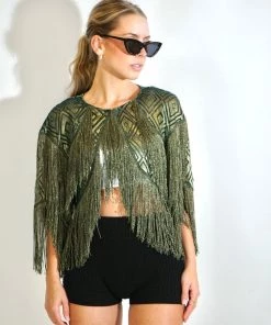 Au Darling Black Festival Knit Mini Short Clothing