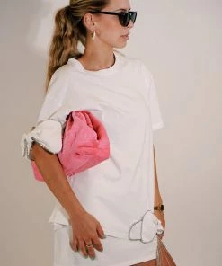 Au Darling Clothing Rhinestone Bow Tee