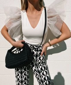 Au Darling Clothing Lovely Tulle Sleeve Tank