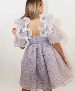 Selkie Clothing The Chateau Rose Sugarfrill Dress