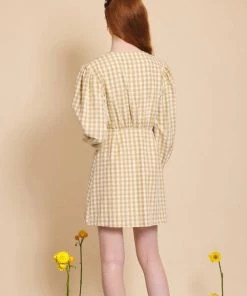 Au Darling Honey Gingham Dress