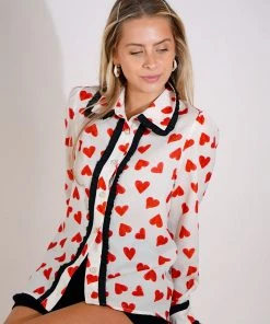 Sister Jane Amore Button Down Top