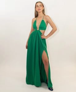 Au Darling Clothing Emerald Green Maxi Dress