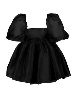 Selkie Clothing The Caviar Puff Dress