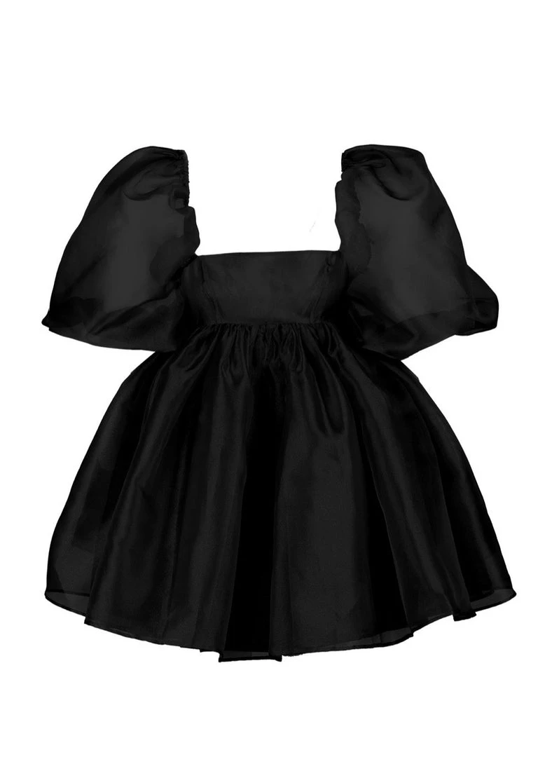 Selkie Clothing The Caviar Puff Dress