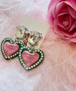 Au Darling Watermelon Heart Earrings Accessories