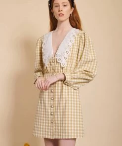 Au Darling Honey Gingham Dress